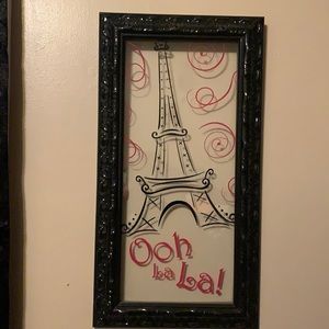 Paris Theme wall Decor (like new)